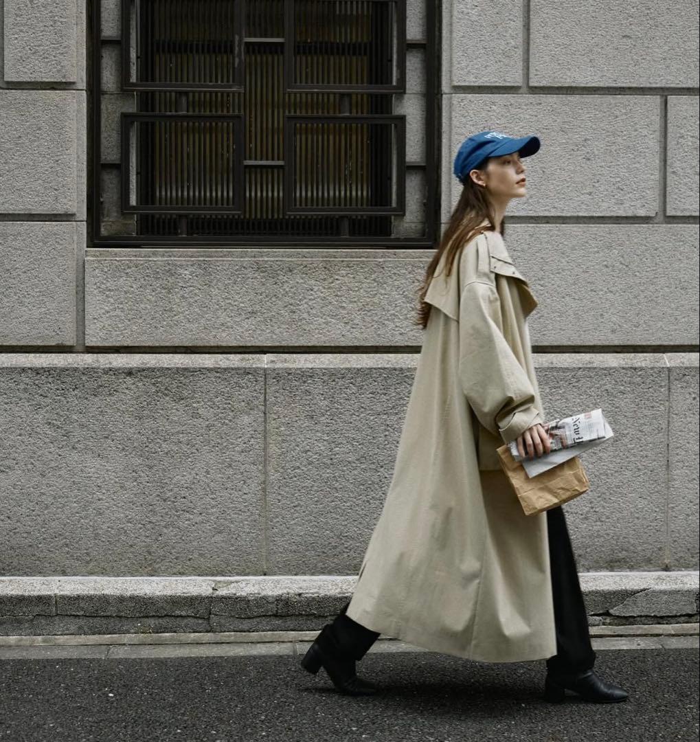 ジャケット・アウター credna trench coat/beige