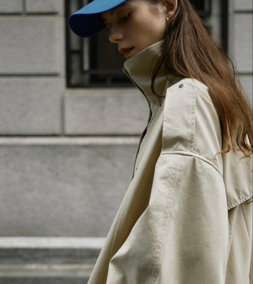 ジャケット・アウター credna trench coat/beige