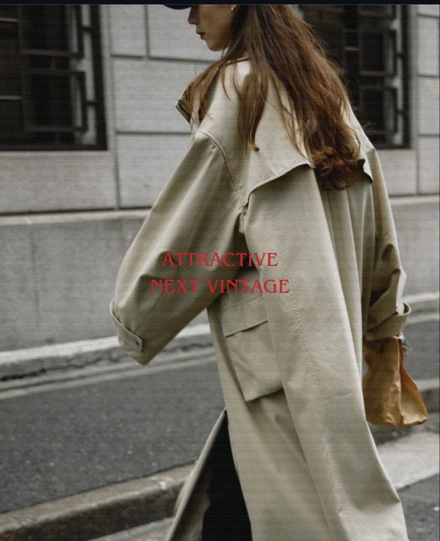 ジャケット・アウター credna trench coat/beige