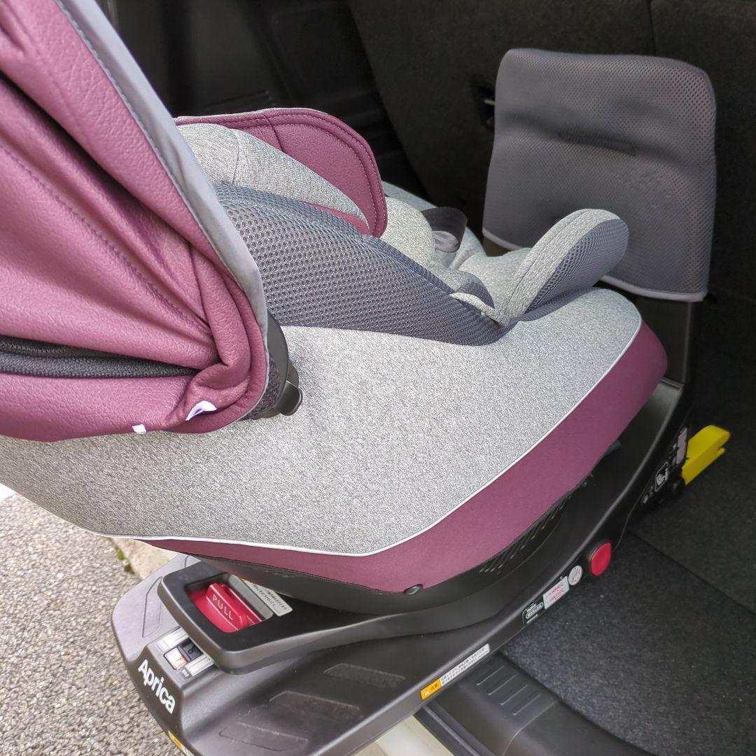 Aprica Curunia R129 チャイルドシート グレー/パープル