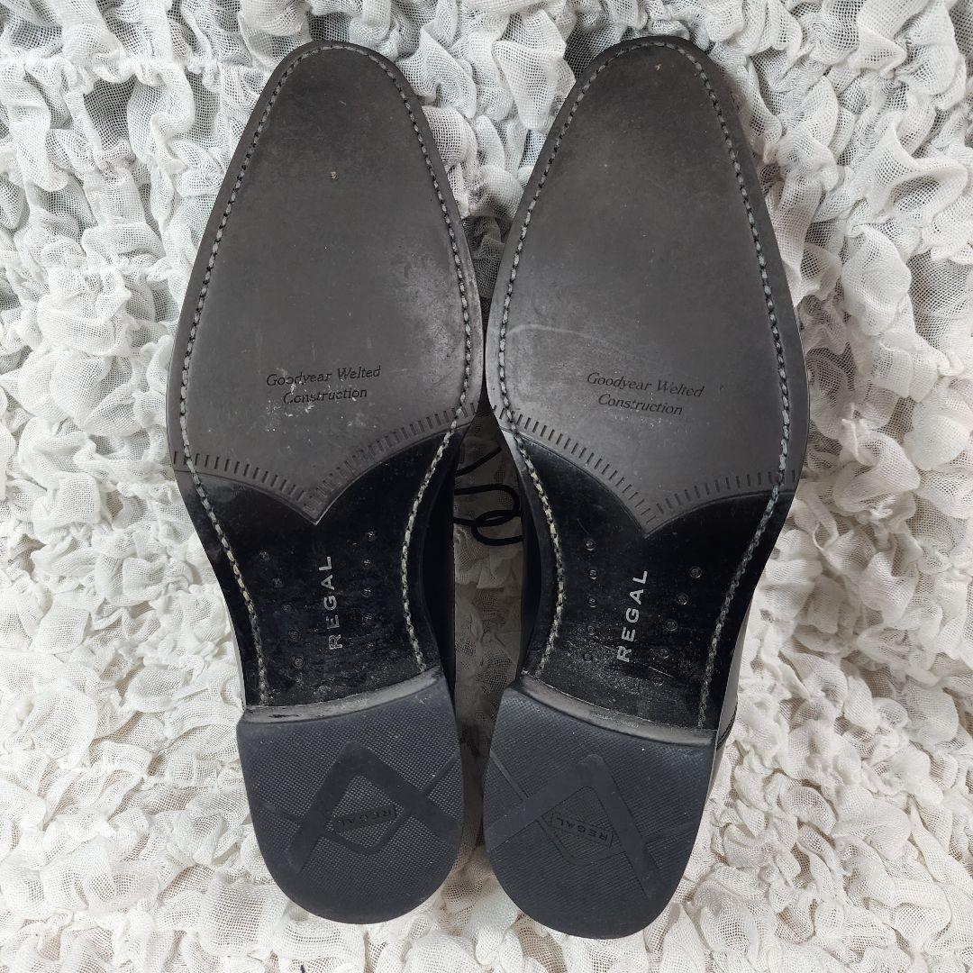 リーガル 315R ストレートチップ レザー ドレス シューズ ブラック