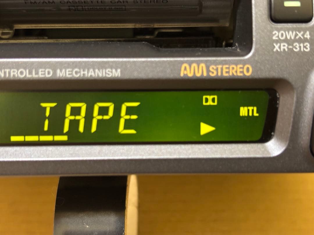 美品 ソニー　1DINカセットデッキ XR-313