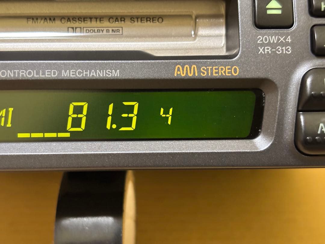 美品 ソニー　1DINカセットデッキ XR-313