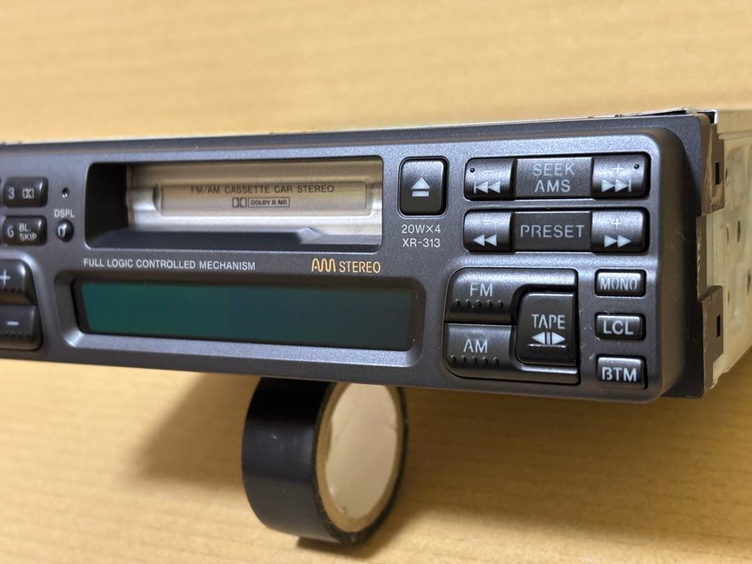 美品 ソニー　1DINカセットデッキ XR-313