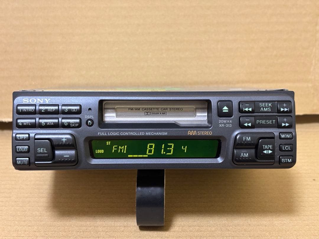 美品 ソニー　1DINカセットデッキ XR-313