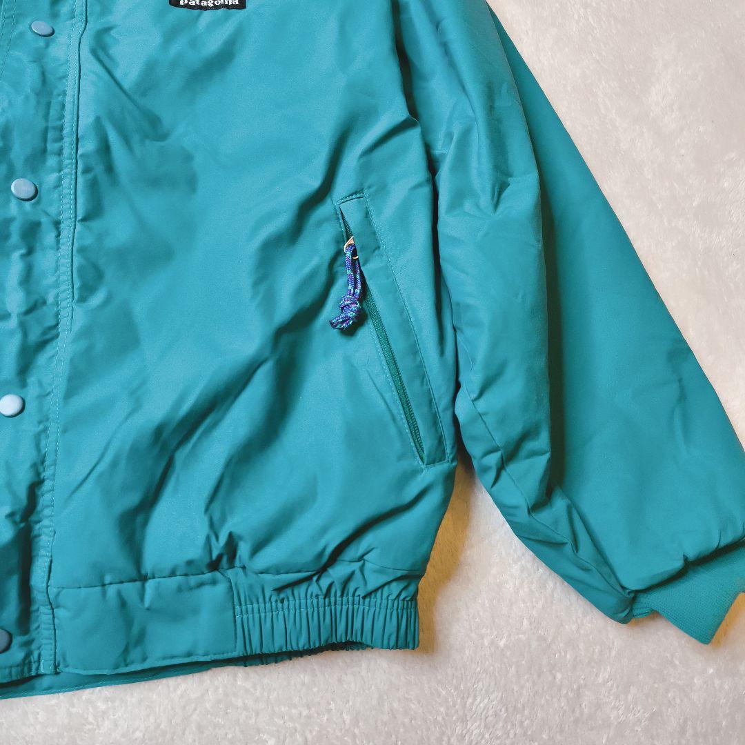 雪なし パタゴニア キッズ14 シェルドシンチラ ターコイズ×パープル