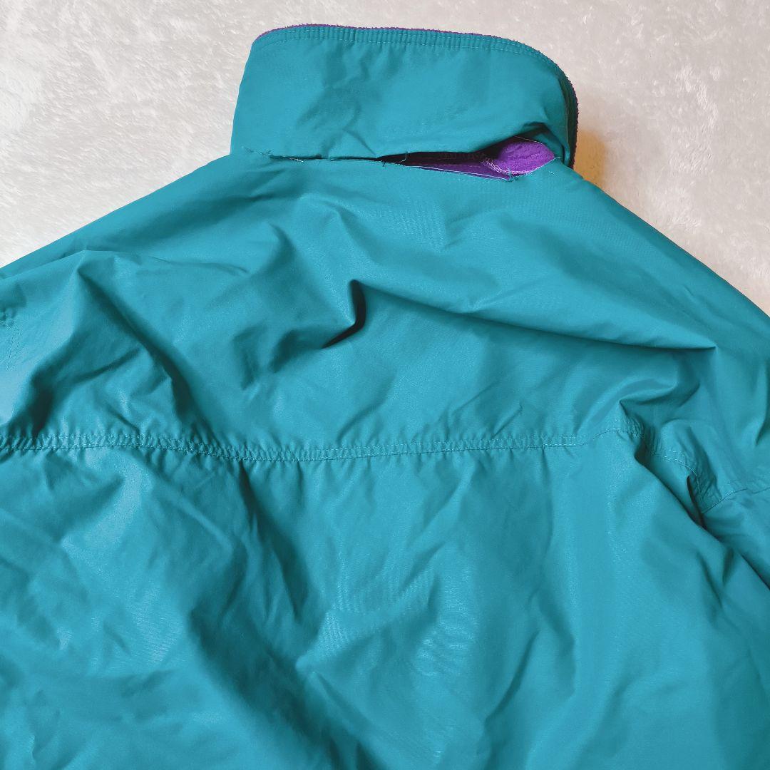 雪なし パタゴニア キッズ14 シェルドシンチラ ターコイズ×パープル