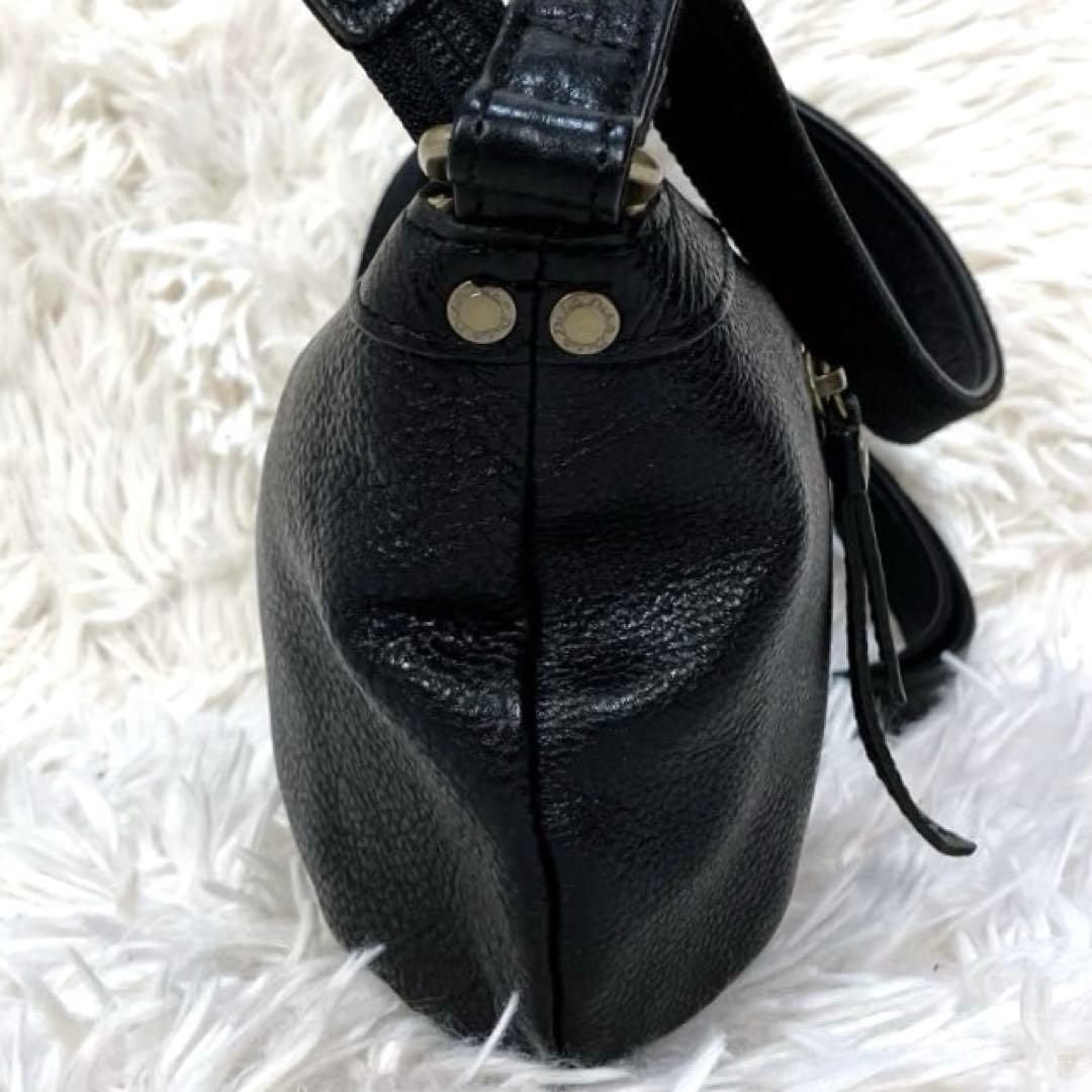 ✨新品 ダコタ ショルダーバッグ ジェントリー レザー ブラック 斜め掛け現行