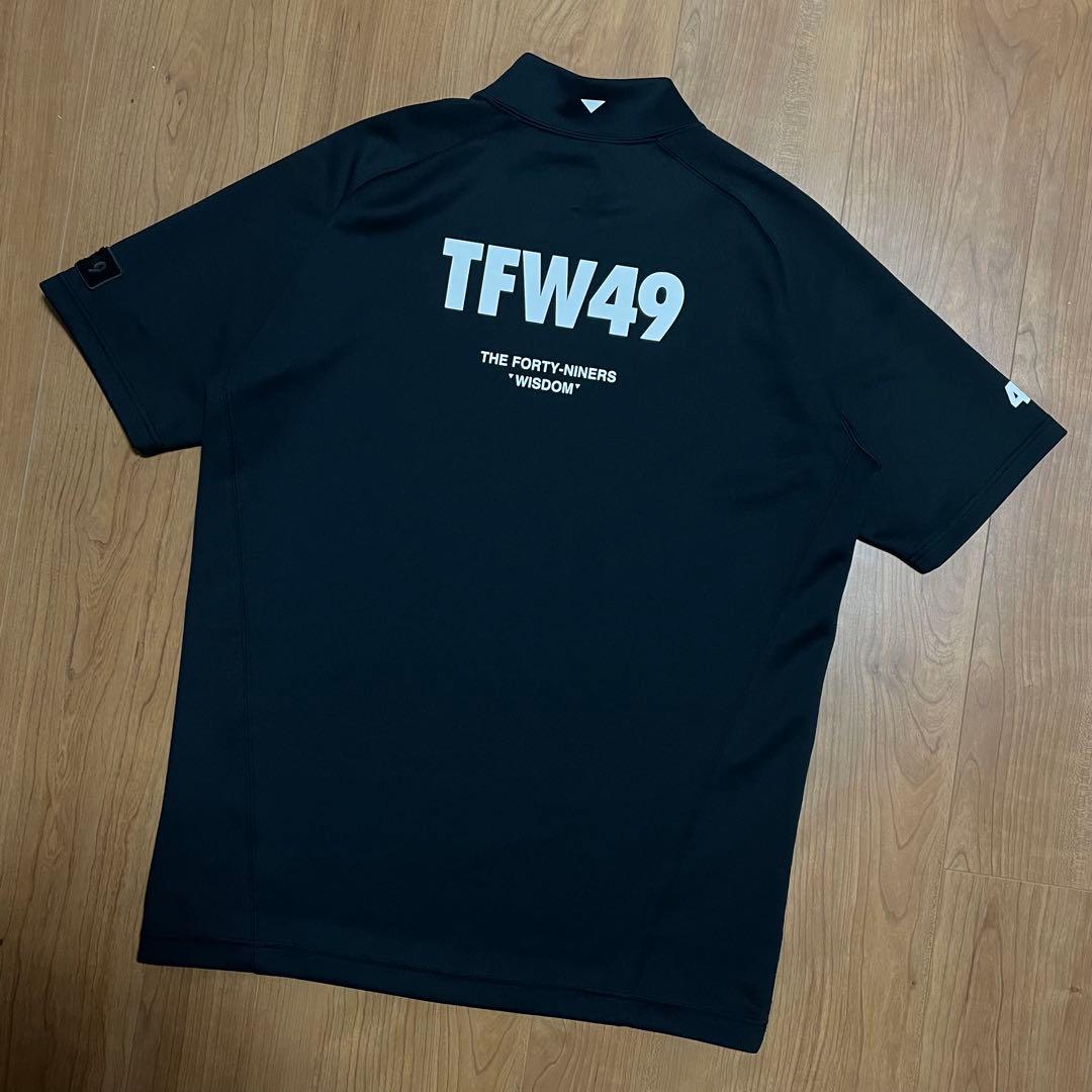 TFW49 モックネック　Tシャツ ブラック　4 junhashimoto