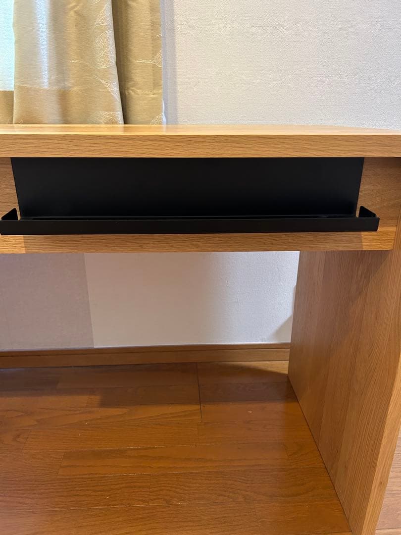 無印良品 コの字型 無垢材デスク オーク材