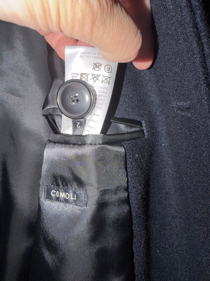 comoli コモリ　23aw ウールカシミヤミリタリーコート