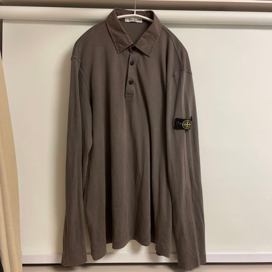 最終価格　Stone  長袖ポロシャツXL