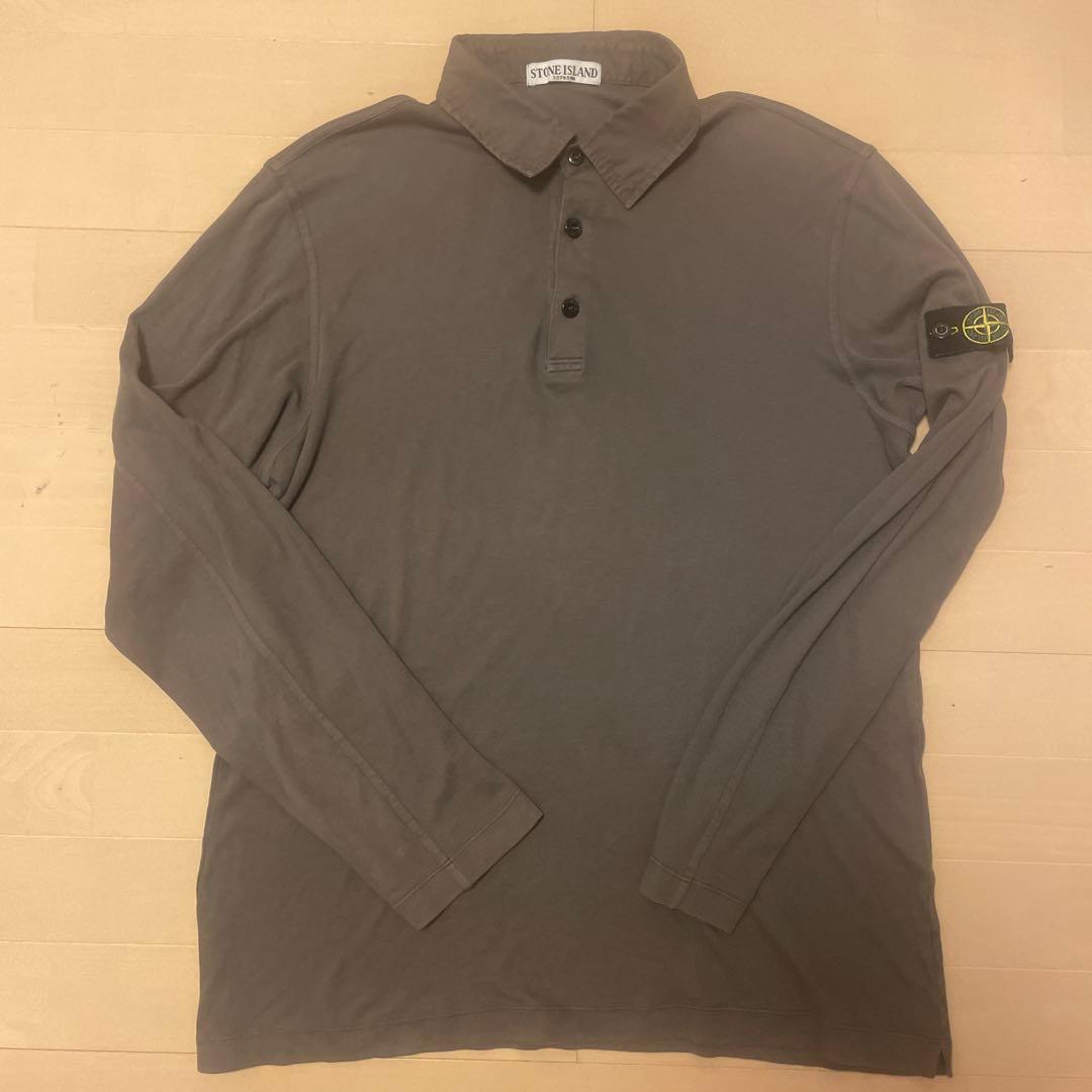 最終価格　Stone  長袖ポロシャツXL