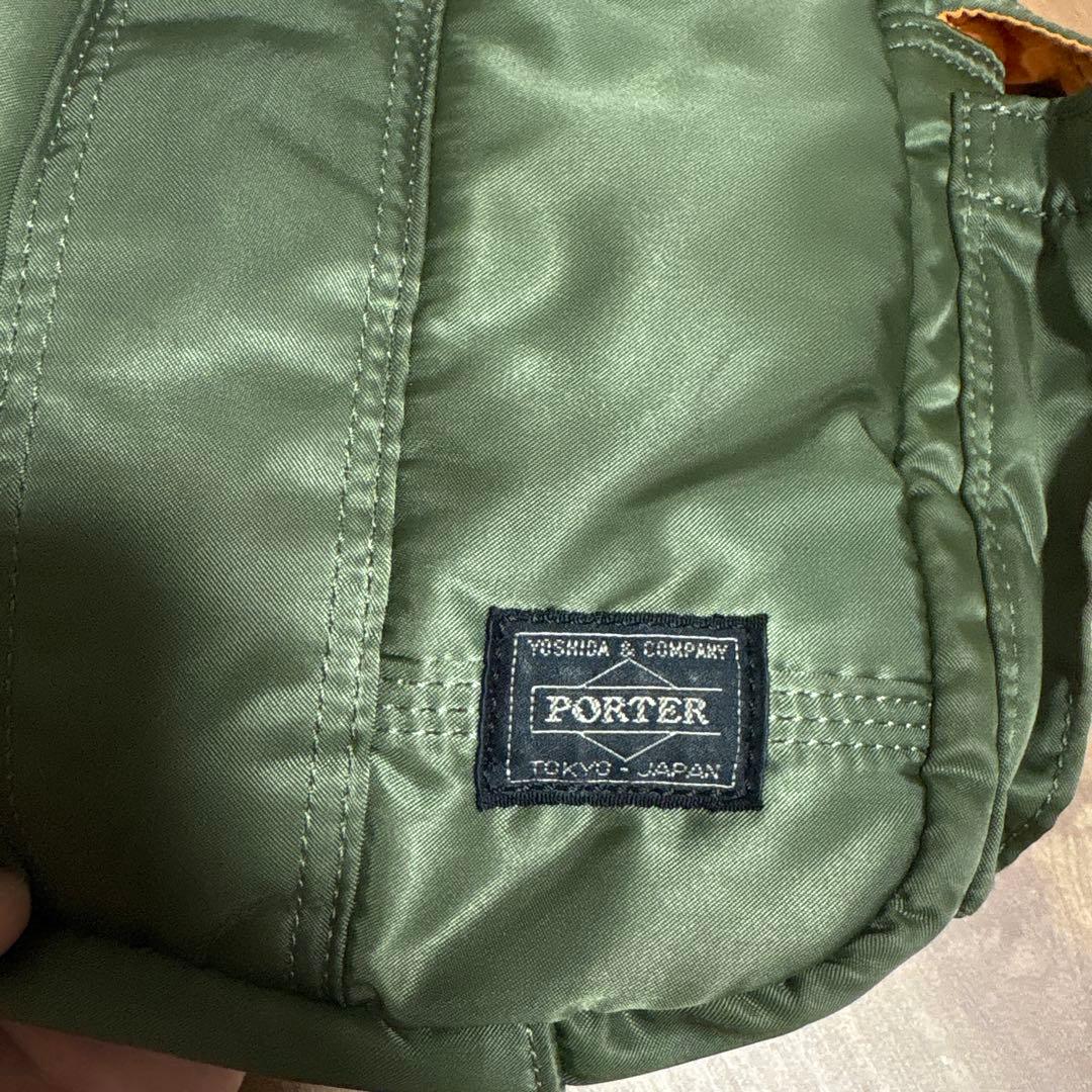 【美品】PORTER タンカー　ダッフル　ミニボストン　セージグリーン