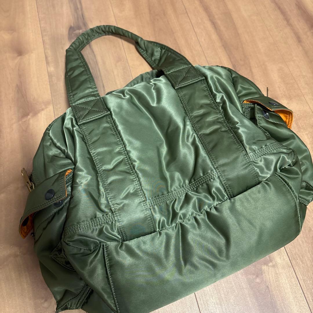 【美品】PORTER タンカー　ダッフル　ミニボストン　セージグリーン