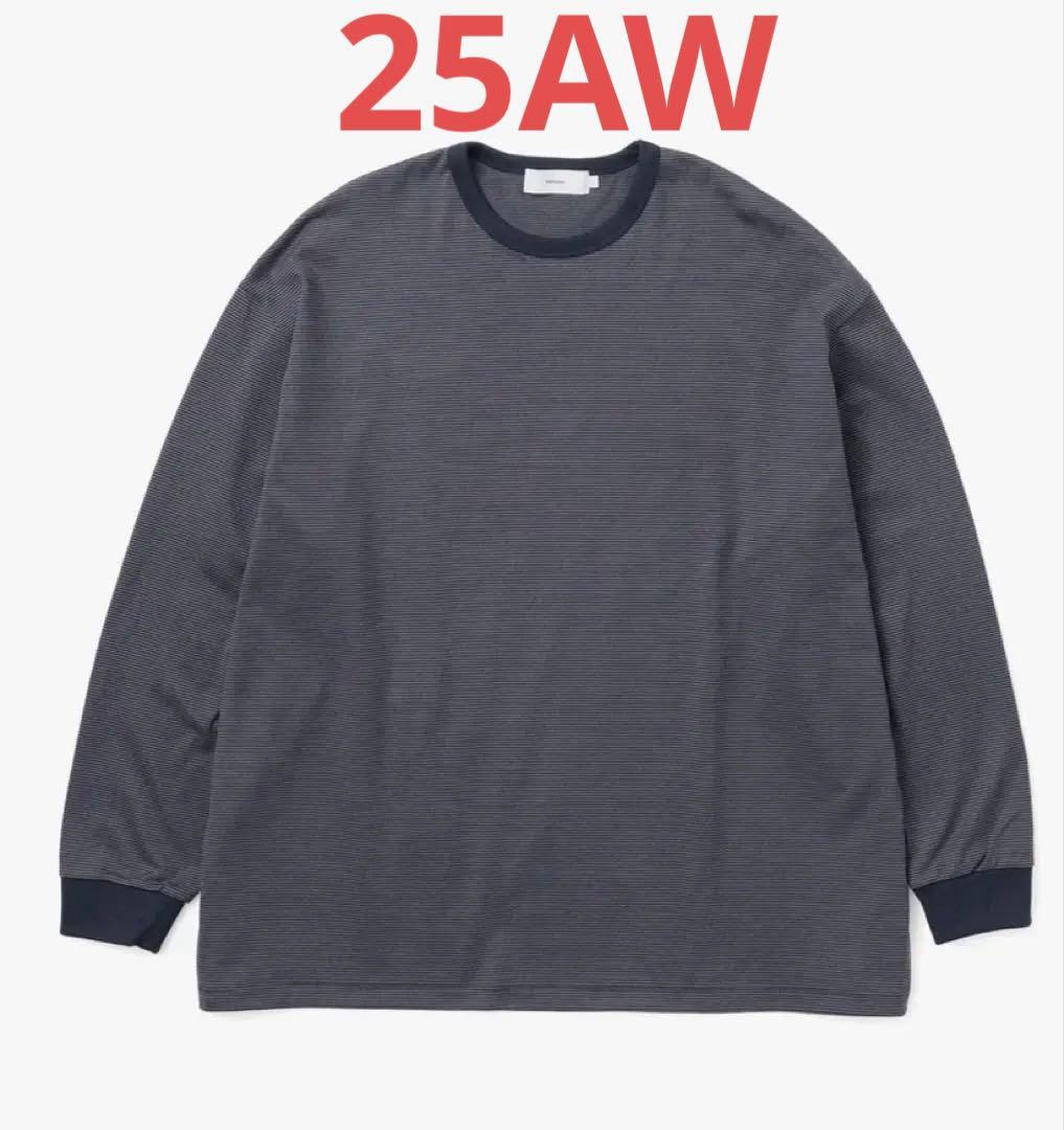 トップス 25AW Graphpaper Narrow Border L/S Tee 1