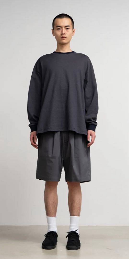 トップス 25AW Graphpaper Narrow Border L/S Tee 1