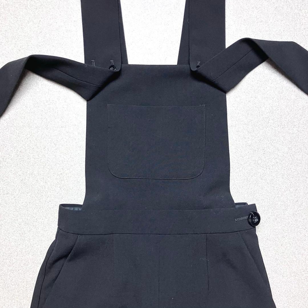近年 ENFÖLD エンフォルド ロングストラップオーバーオール サロペット 黒
