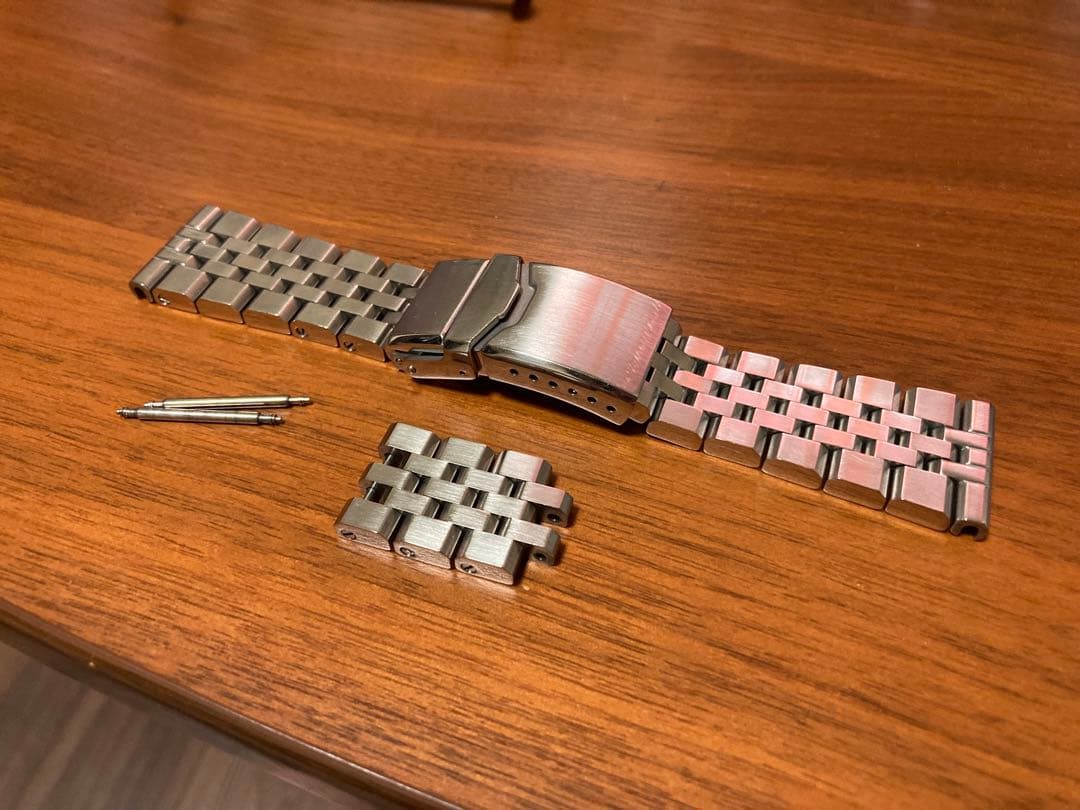 22mm　腕時計ベルト　Geckota タイコノート　ブラックボーイ