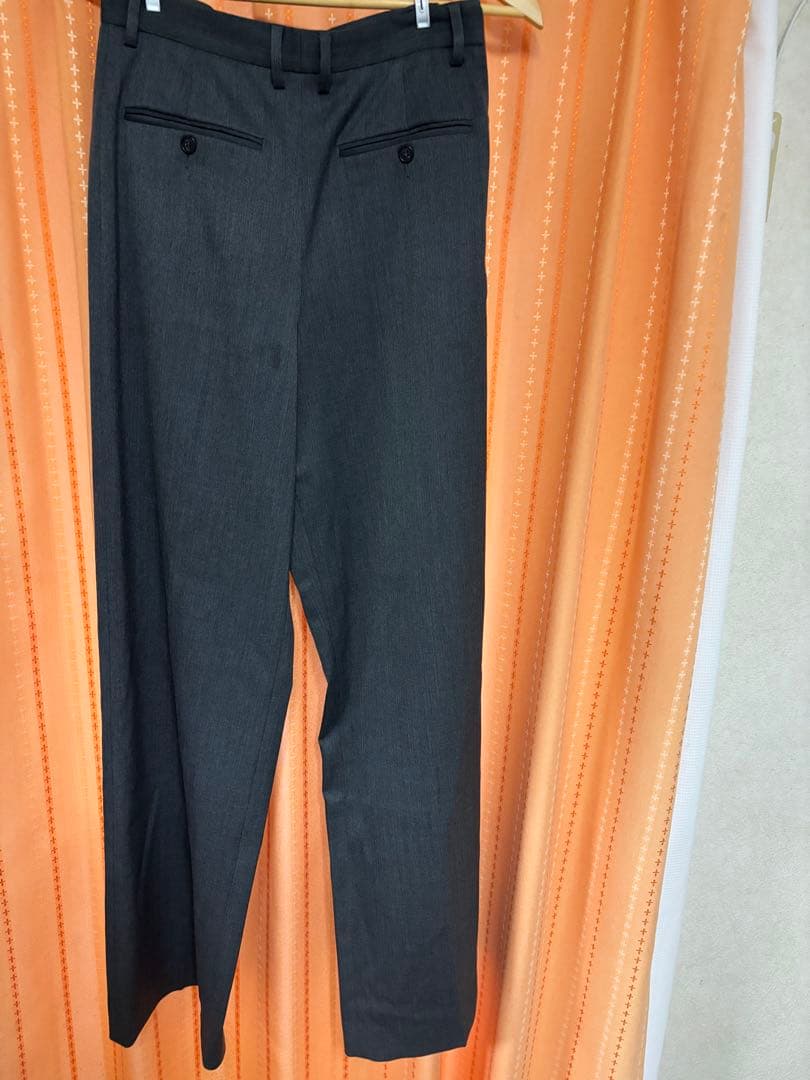 MM6 Maison Margiela グレー ハイウエスト テーラードパンツ