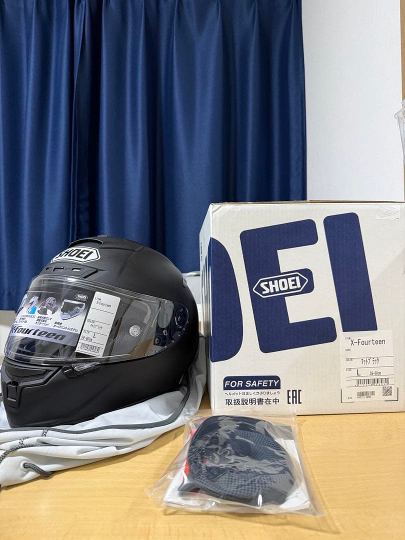 未使用 SHOEI X-FOURTEEN Lサイズ マットブラック X-14