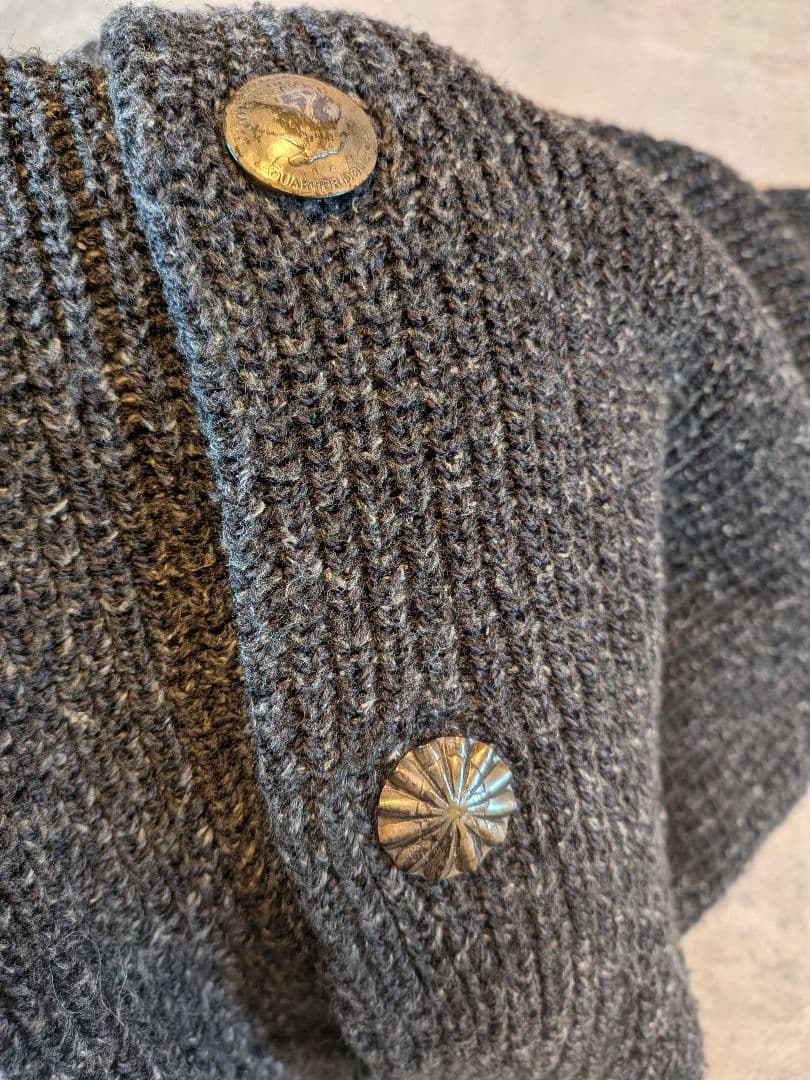 Ron Herman　ロンハーマン　コンチョボタン　Vネックカーディガン