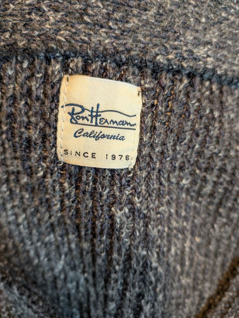 Ron Herman　ロンハーマン　コンチョボタン　Vネックカーディガン