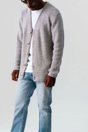 Ron Herman　ロンハーマン　コンチョボタン　Vネックカーディガン