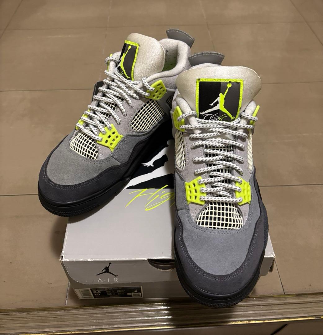 シューズ(男性用) NIKE AIR JORDAN 4 RETRO SE '95 NEON