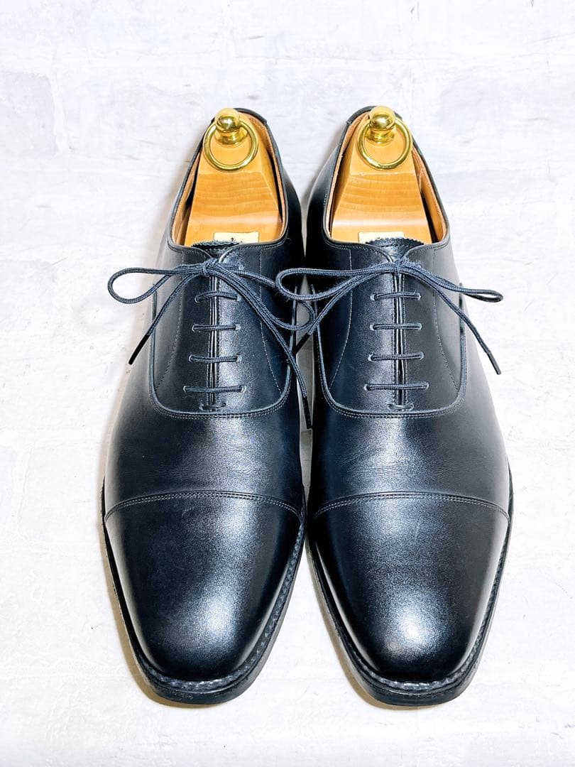 【極美品】スコッチグレイン ストレートチップ ビジネスシューズ 27EEEcm