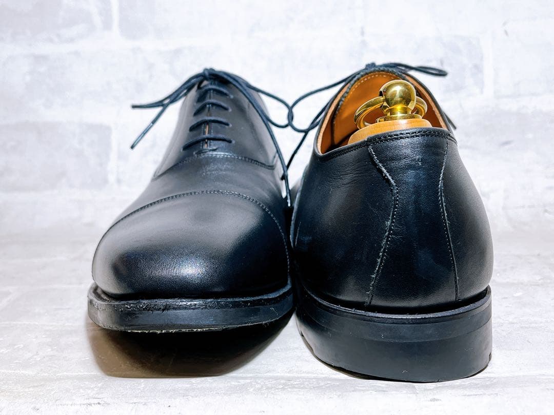 【極美品】スコッチグレイン ストレートチップ ビジネスシューズ 27EEEcm