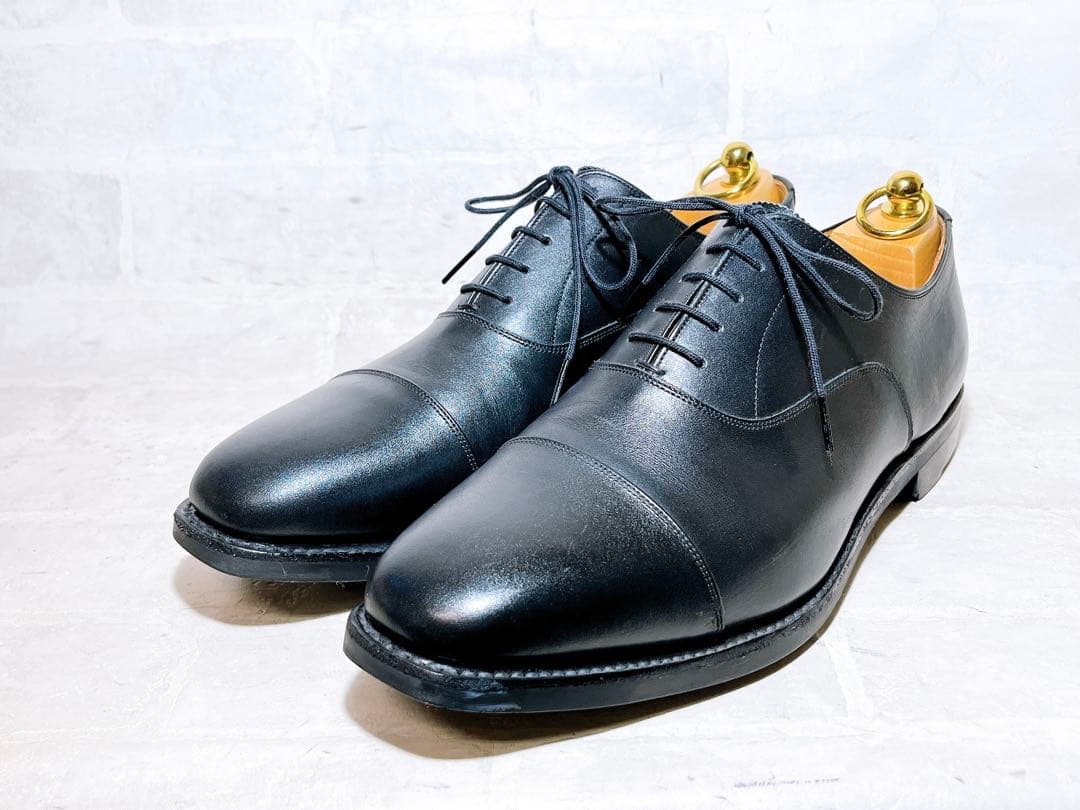 【極美品】スコッチグレイン ストレートチップ ビジネスシューズ 27EEEcm