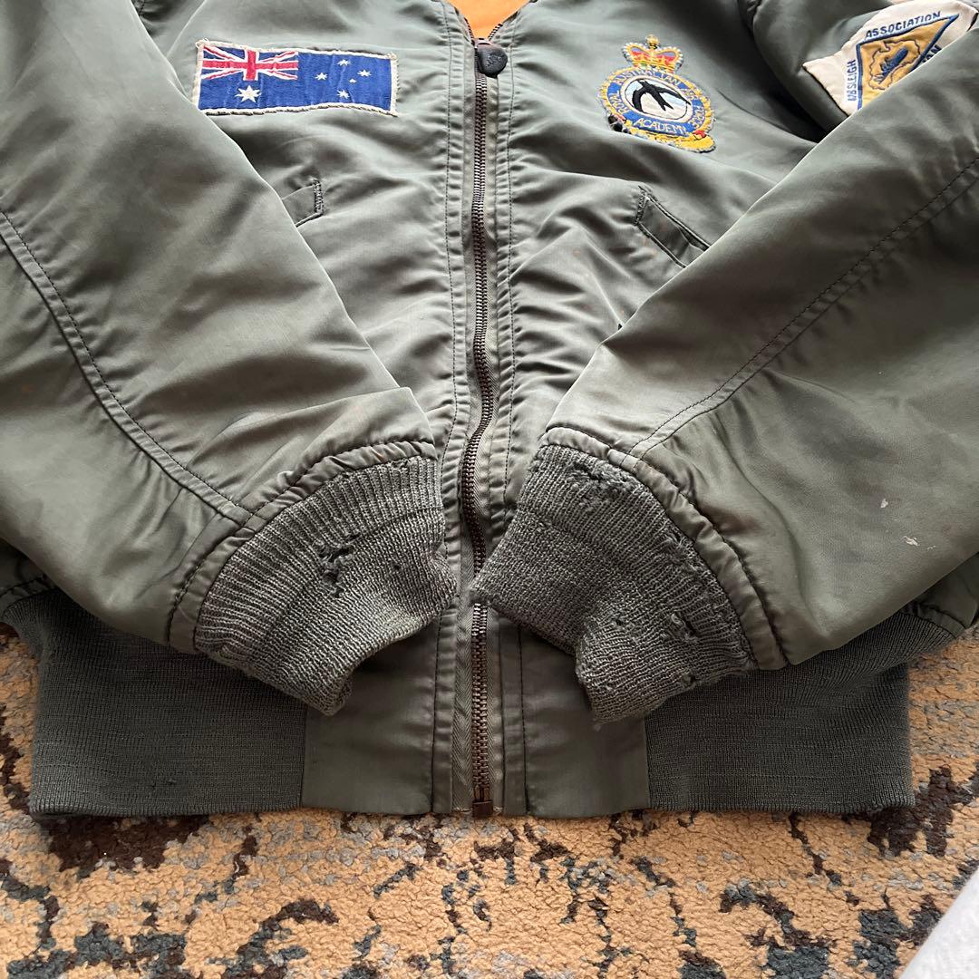 60s L-2b U.S.Air force フライト ジャケット 検 50s