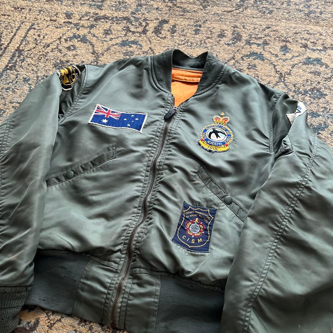 60s L-2b U.S.Air force フライト ジャケット 検 50s