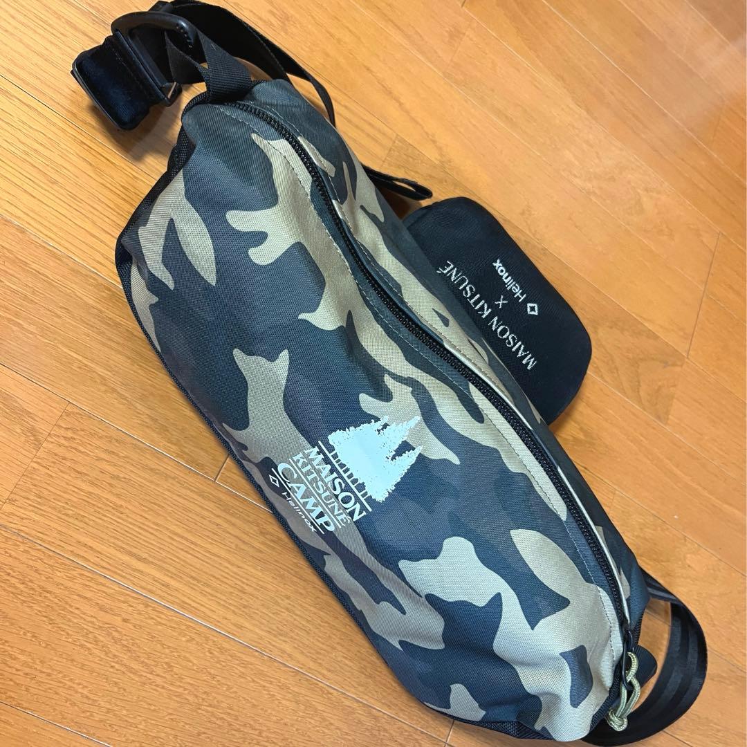 Maison Kitsuné Helinox アウトドアチェア カモフラージュ