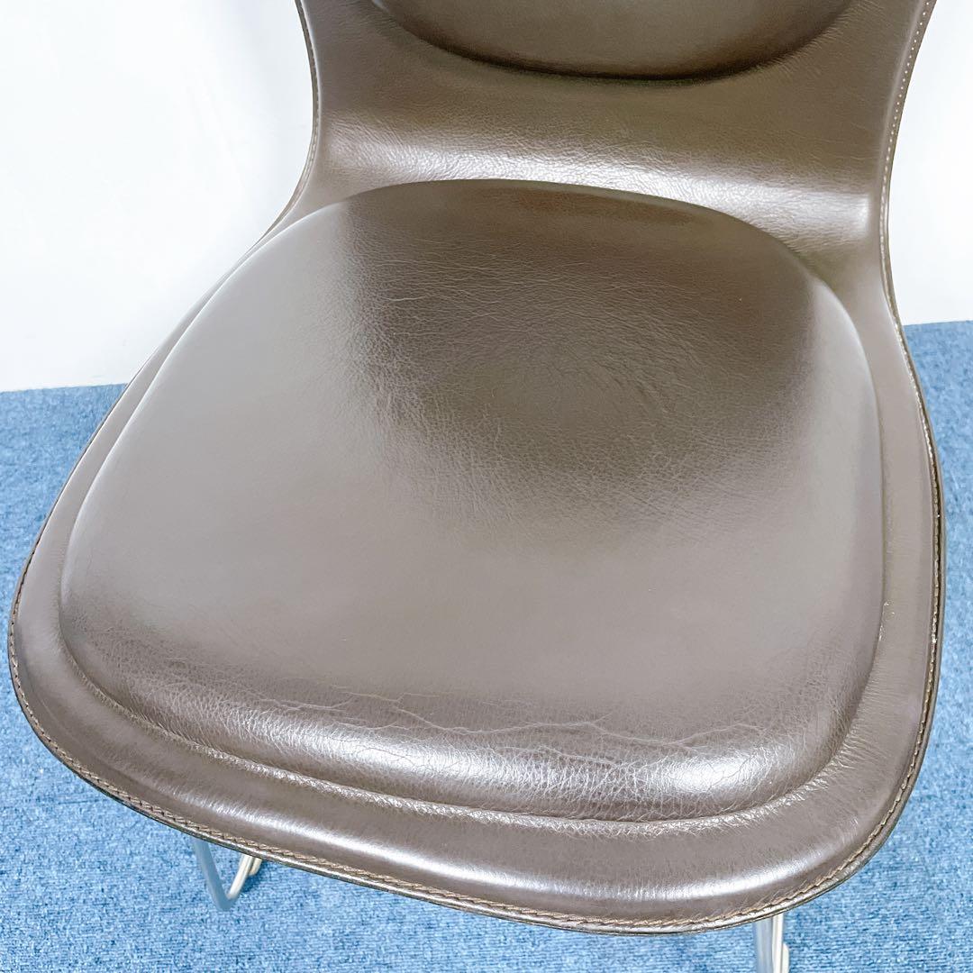 【送料込】カッペリーニ ハイパッドチェア ジャスパー・モリソン 本革レザーチェア