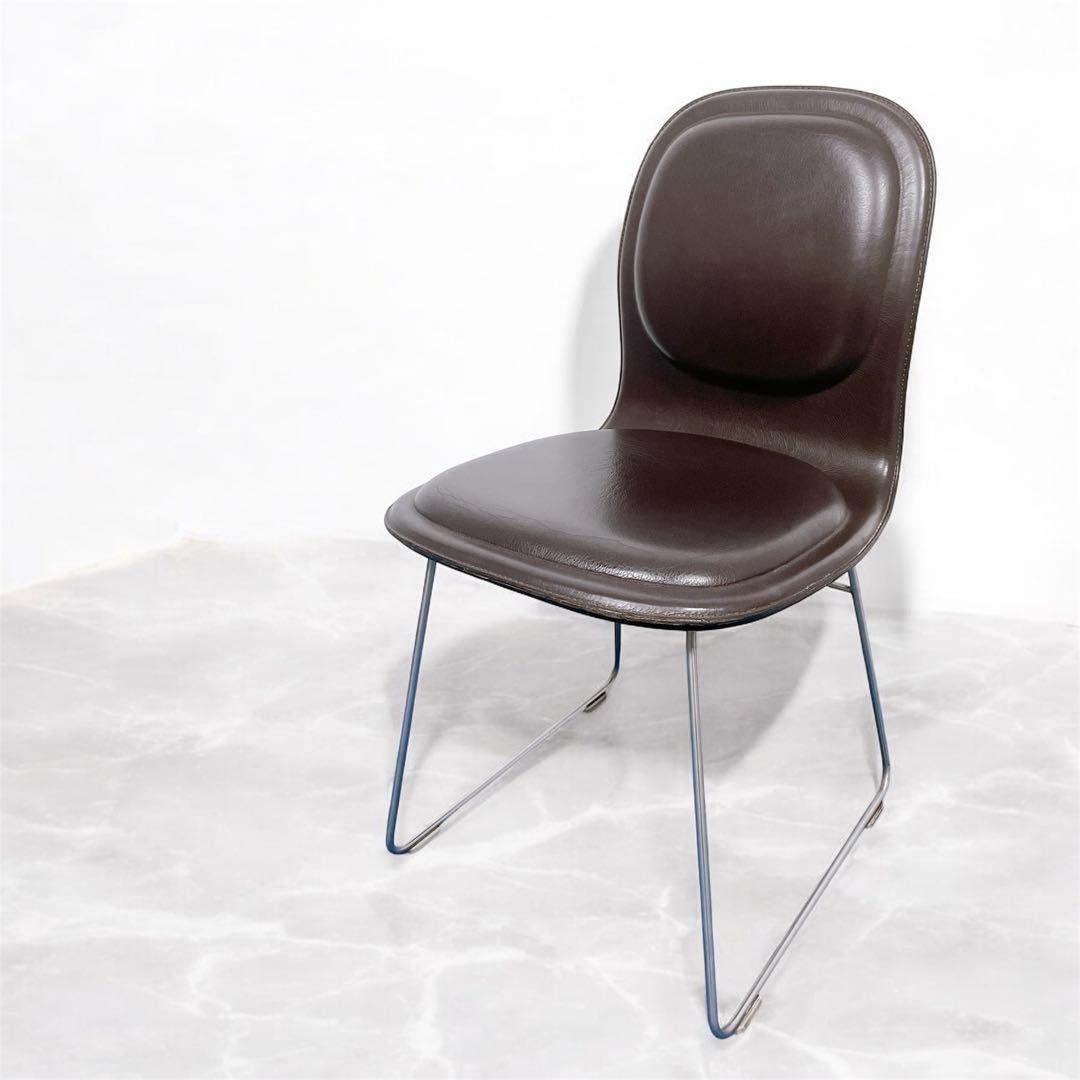 【送料込】カッペリーニ ハイパッドチェア ジャスパー・モリソン 本革レザーチェア