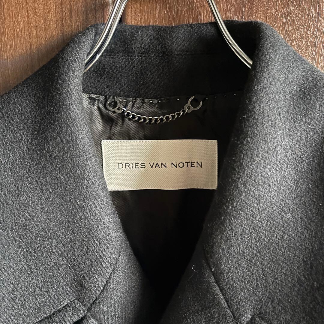dries van noten ウール ダブル チェスターコート