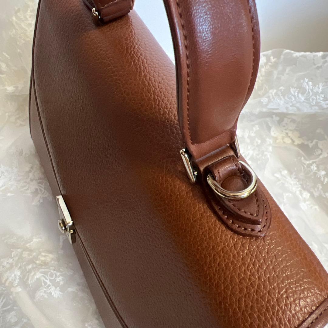 Burberry ブラウンレザー ショルダーバッグ オールドバーバリー2way