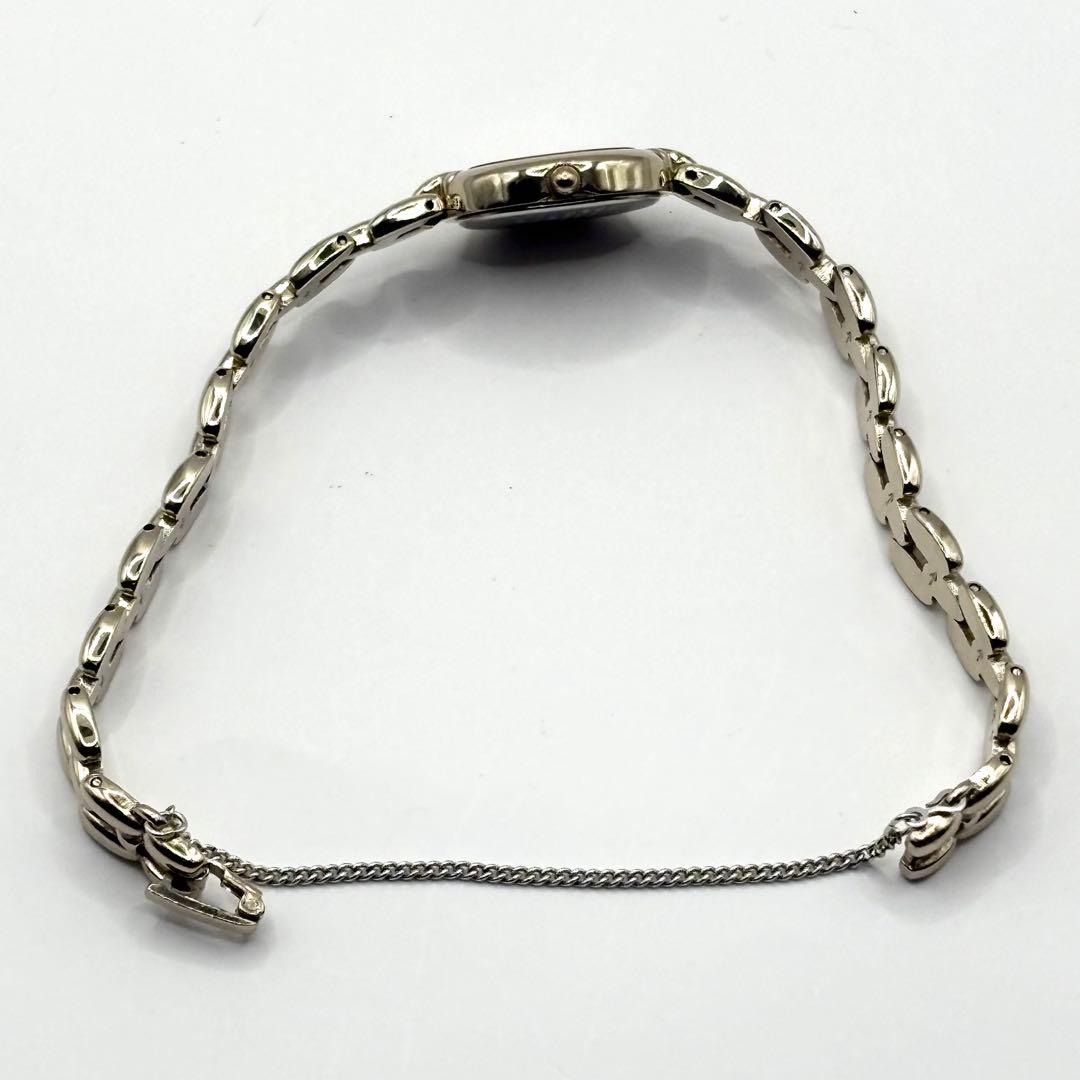 【稼働】SEIKO ALBA PINO 腕時計 ゴールド 1Pダイヤ レディース