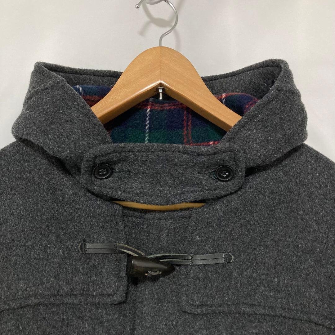 英国製 グローバーオール ダッフルコート L グレー ロング丈 90s 古着