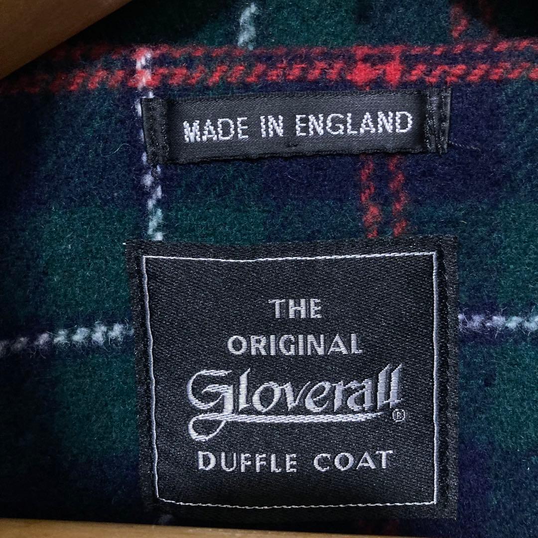 英国製 グローバーオール ダッフルコート L グレー ロング丈 90s 古着