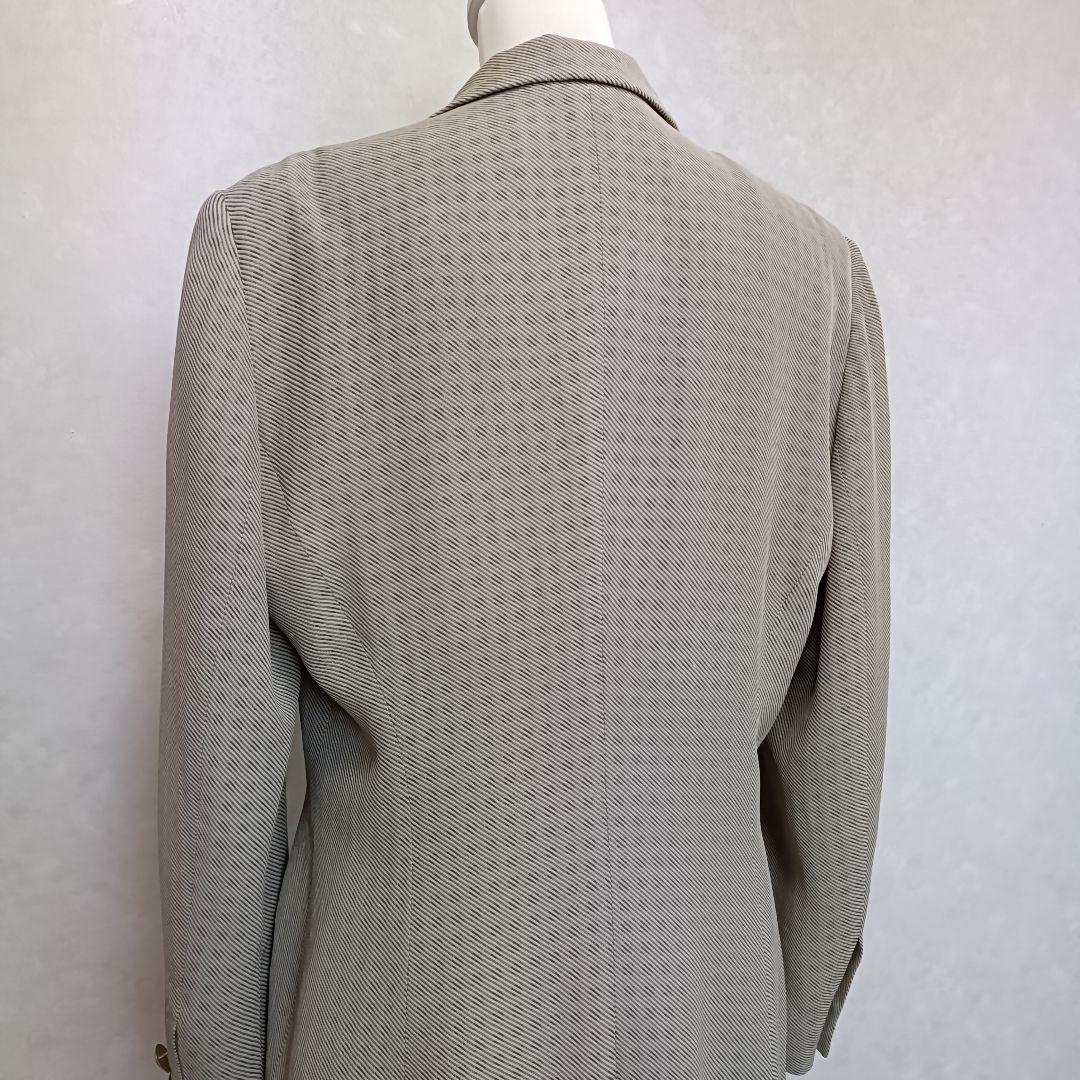 ESCADA ドイツ製 ヴィンテージ テーラードジャケット 金ボタン 40 L