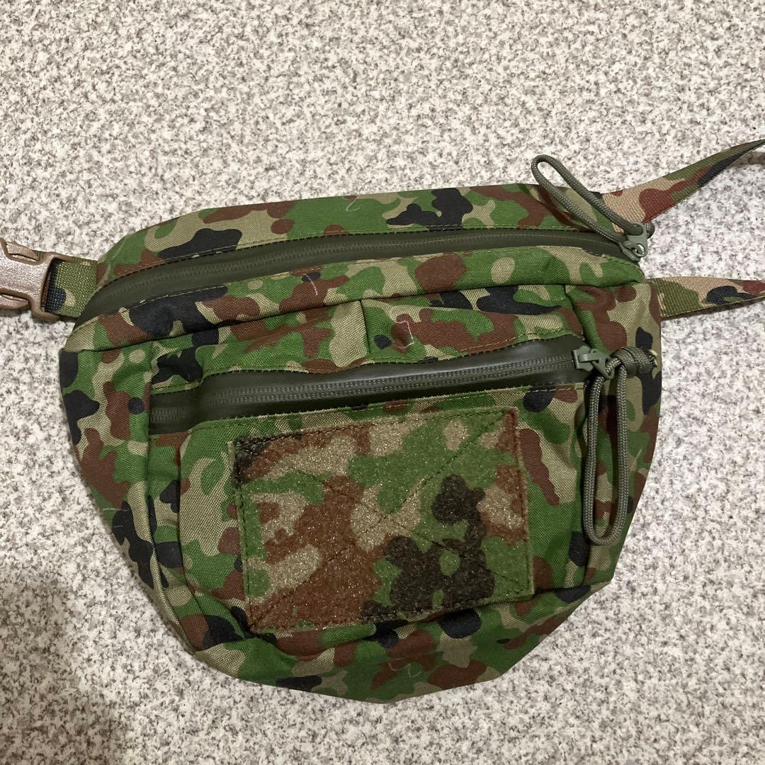 自衛隊 ウエストポーチ LEM 生地 陸自