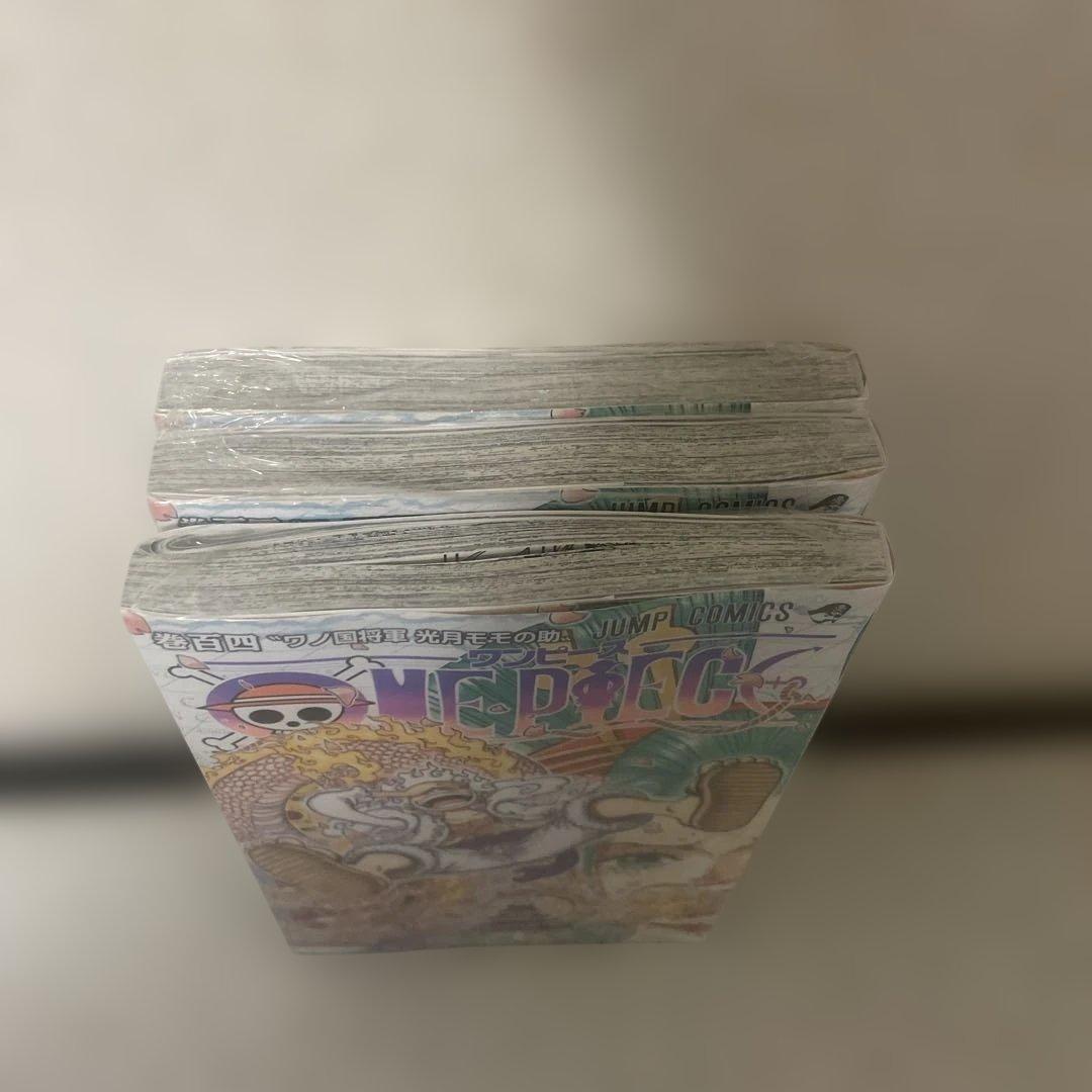 【新品未開封】ワンピース ONE PIECE 104巻 初版 シュリンク付き3冊