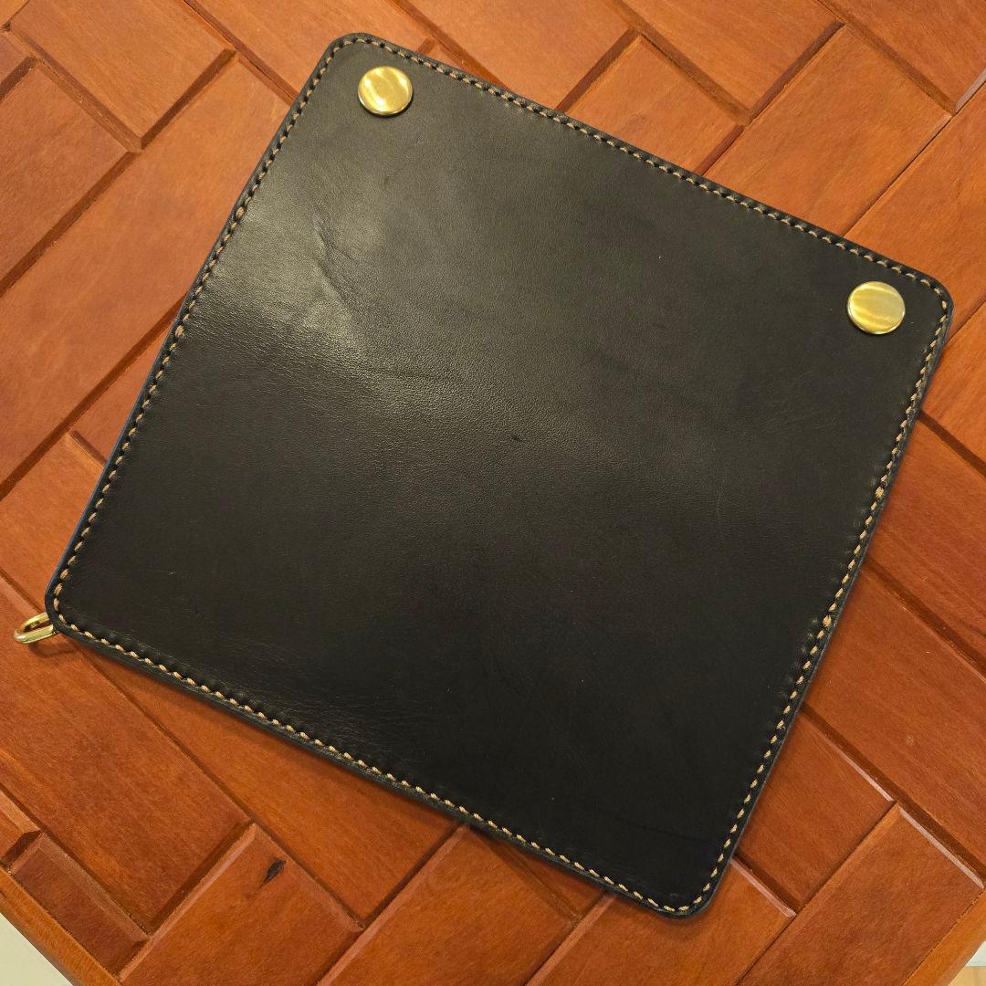 128ロング　トラッカーウォレット【ブラック】