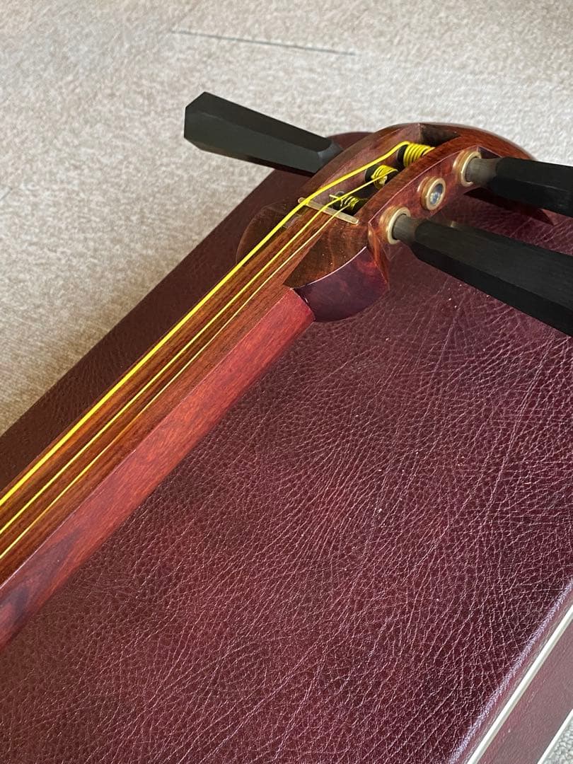 太棹三味線　要皮張り替え