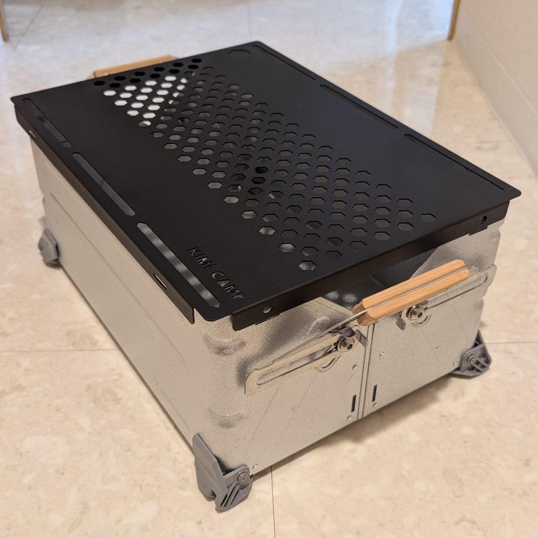 スノーピーク シェルフコンテナ 25 ＋ KIMI CAMP 天板（廃盤品）