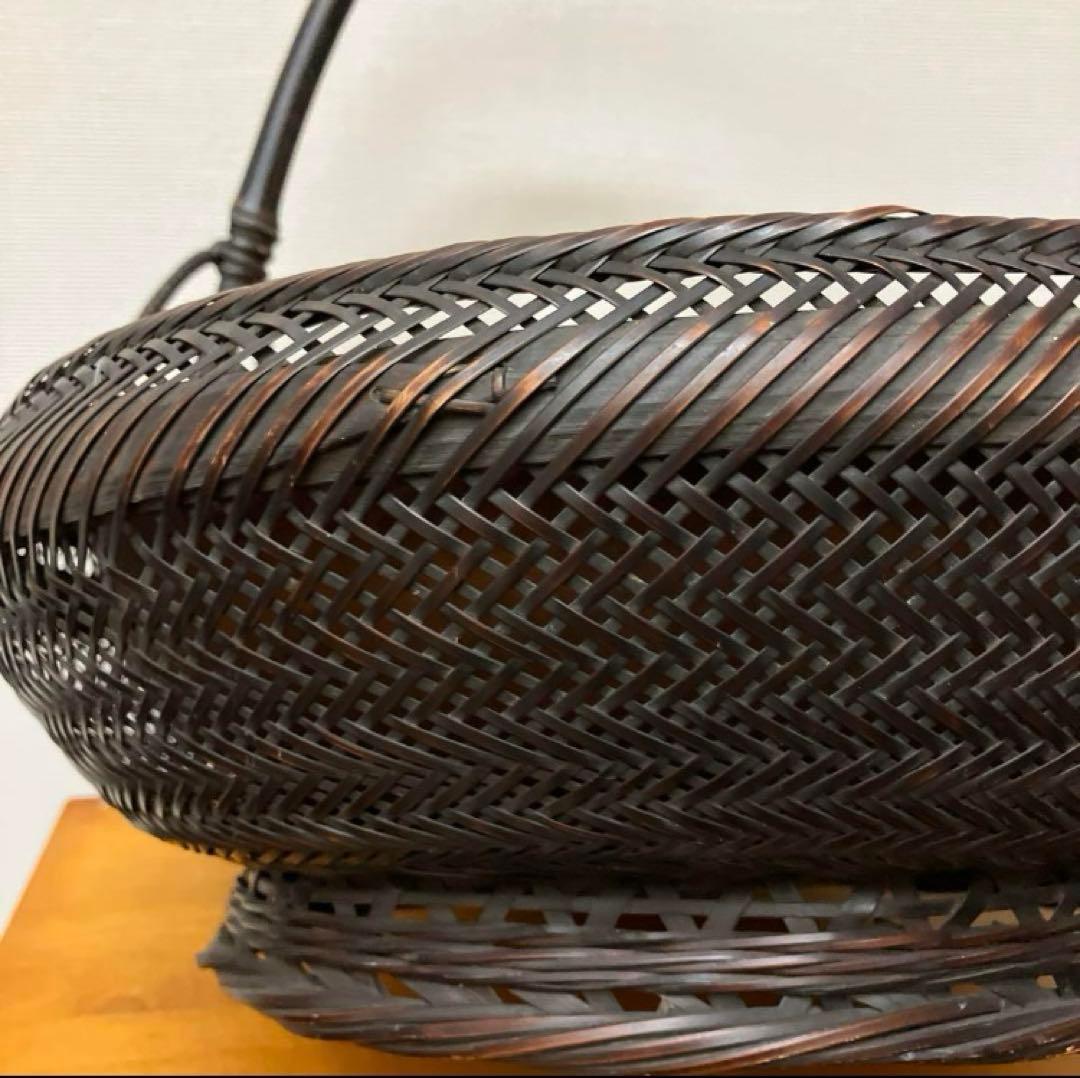 【専用】竹細工　花籠　花器　いけばな　生花　華道　銅製 工芸品　アンティーク