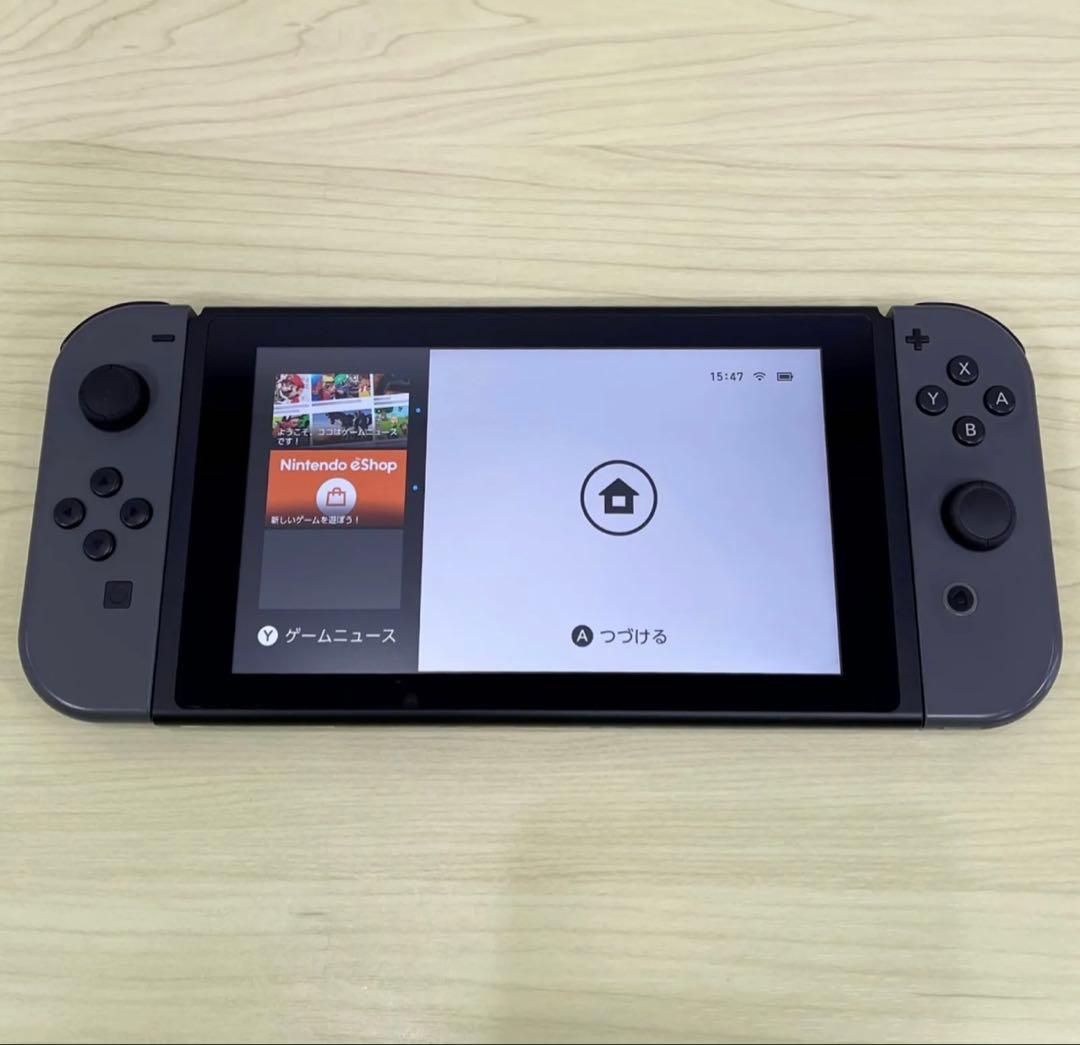 【美品】Switch 本体 グレー